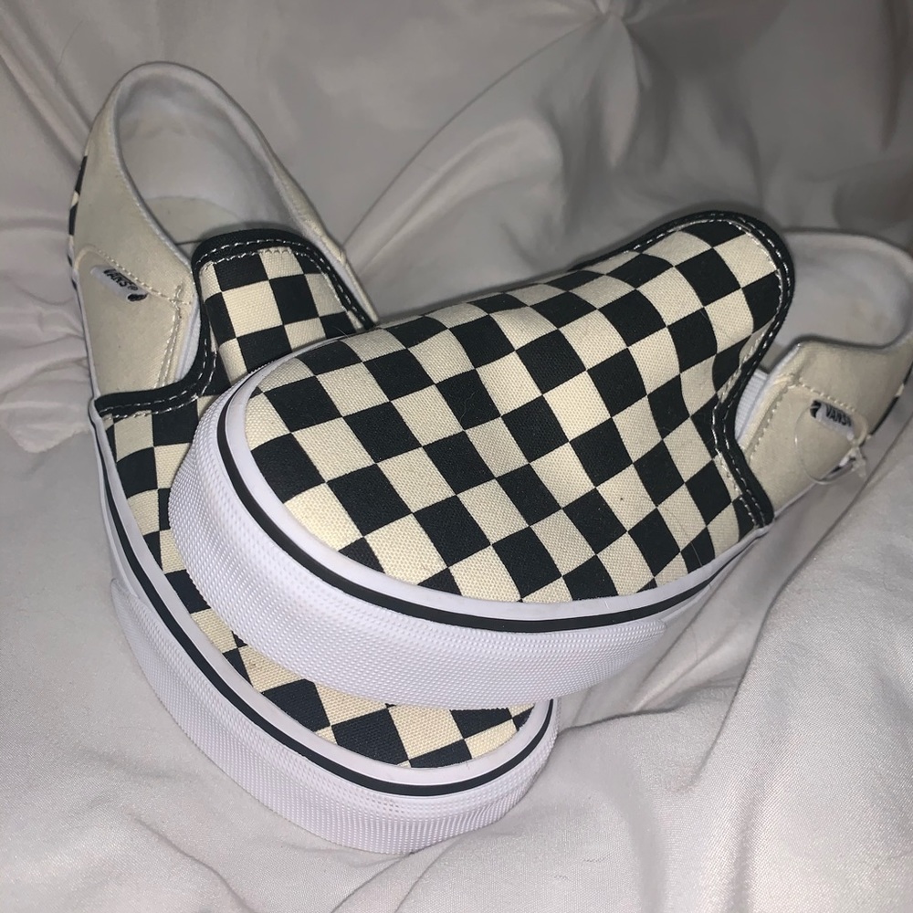 Off white checkered Vans